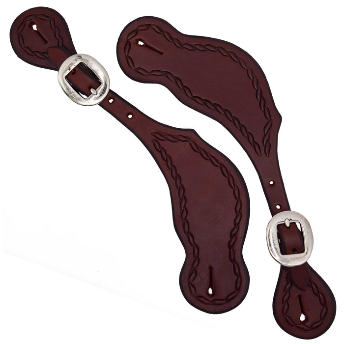 Teskey's Rope Border Spur Straps