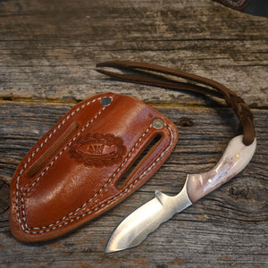 Justin Wiley Handmade  Knife with Leather Sheath WK009 Knives - Knife Accessories JUSTIN WILEY   