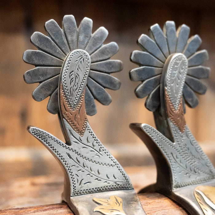 #130 Ron Tollison's Mounted Spurs