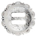 Sterling Plated Slotted Concho Tack - Conchos & Hardware MISC   