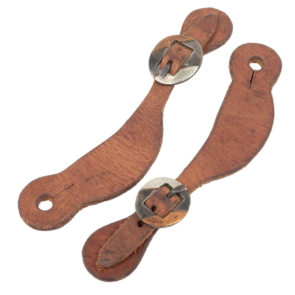 Used Handmade "Youth" Spur Straps W/Sinclair Buckles Tack - Bits, Spurs & Curbs - Spur Straps MISC   