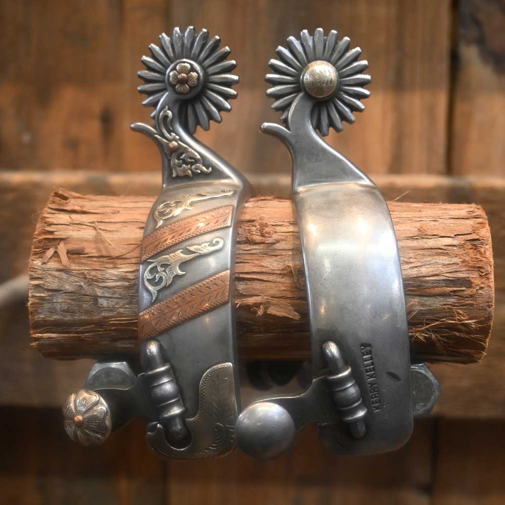 Kerry Kelley -  Silver Mounted Spurs SPUR852