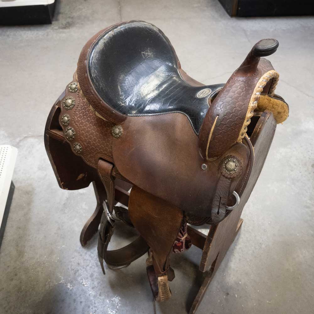 13.5" USED SHILOH BARREL SADDLE Saddles Shiloh Saddlery   