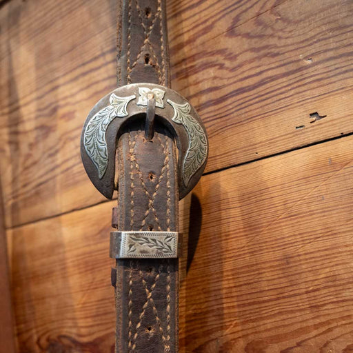 EVANS Silver Mounted Snaffle with a LAYTON headstall buckle Rig Tack - Rigs EVANS