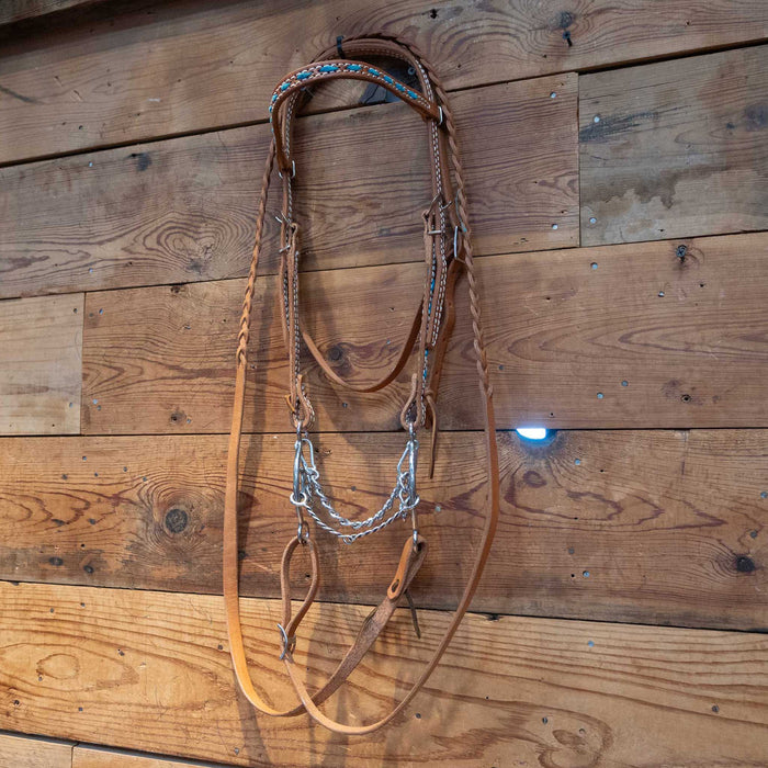Twisted Wire Gag Bridle Rig Sale Barn MISC