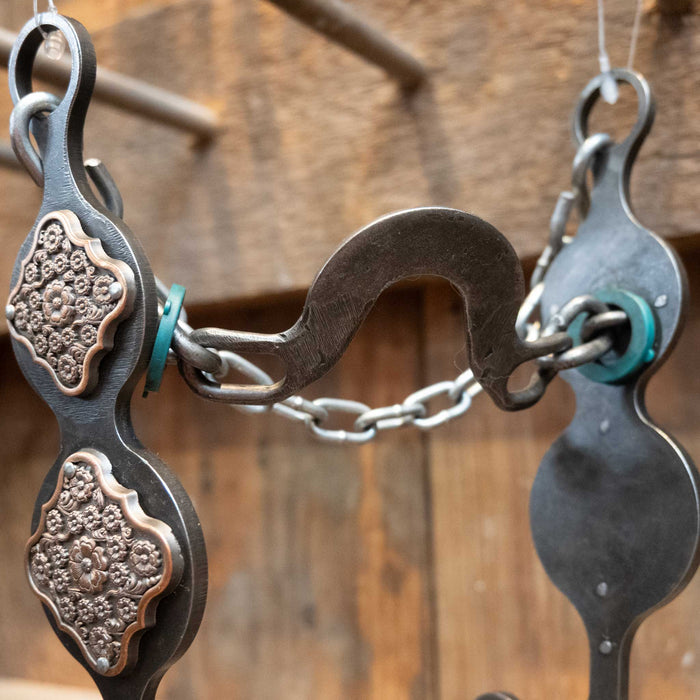 Petska Washer Port Square Copper Conchos Bit