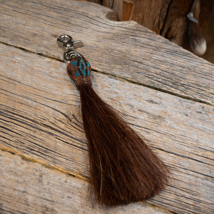 Real Horse Hair Shoo-Fly with Snaps - Select Color Collectibles MISC Sorrel