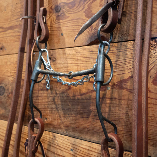 Rod Teuscher Threaded Snaffle Bridle Rig Tack - Rigs Rod Teuscher