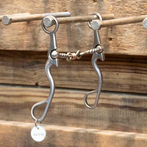Kerry Kelley 02S Twisted Wire Dogbone Bit Tack - Bits Kerry Kelley