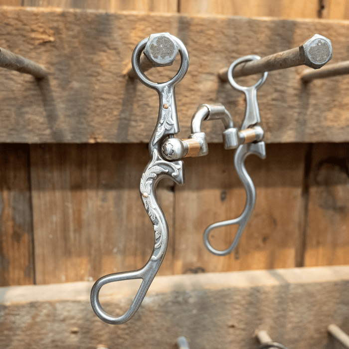 Silver Mounted Kerry Kelley 02S Milkman Hinge Port Bit