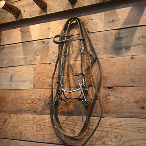 Bridle Rig - Smooth Snaffle Bit  SBR376 Sale Barn MISC   