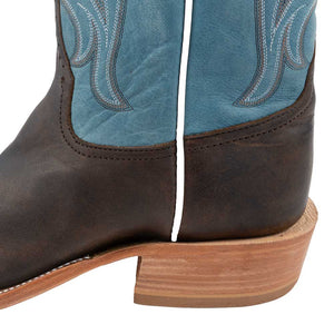 Rios of Mercedes Men's Chocolate Waxed Boot MEN - Footwear - Western Boots RIOS OF MERCEDES BOOT CO.   