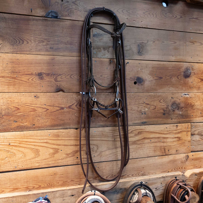 Slow Twist Snaffle O-Ring Bridle Rig