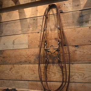 Bridle Rig - Cow Horse Supply Solid Port Bit - RIG534 Tack - Rigs MISC   