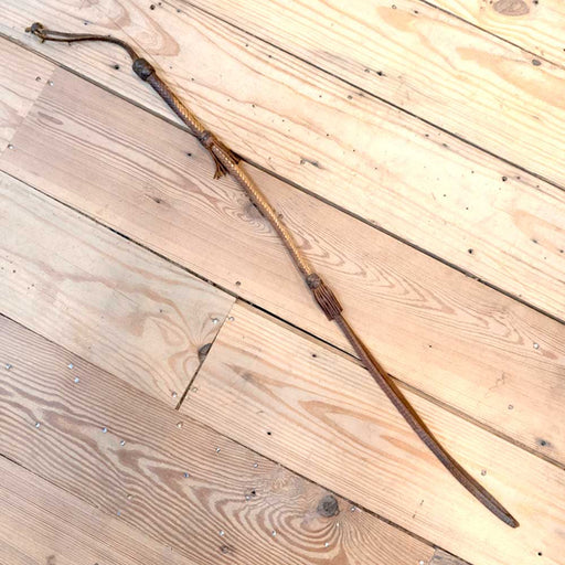 Handmade 34" Quirt w/Popper Tack - Whips, Crops & Quirts SHOPMADE