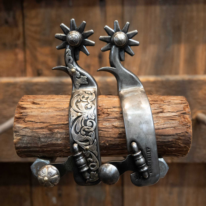 Kerry Kelley Silver Mounted 10pt Spurs