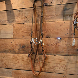 Bridle Rig - Kerry Kelley Silver Mounted  and Copper Cross - Correction Bit RIG700 Tack - Rigs Kerry Kelley   