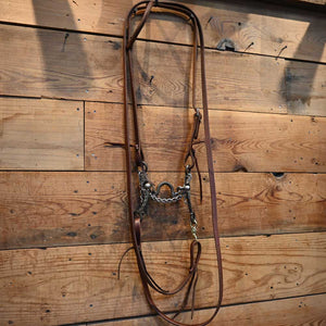 Bridle Rig - Kerry Kelley Silver Mounted Chain Port Bit  RIG796 Tack - Rigs Kerry Kelley   