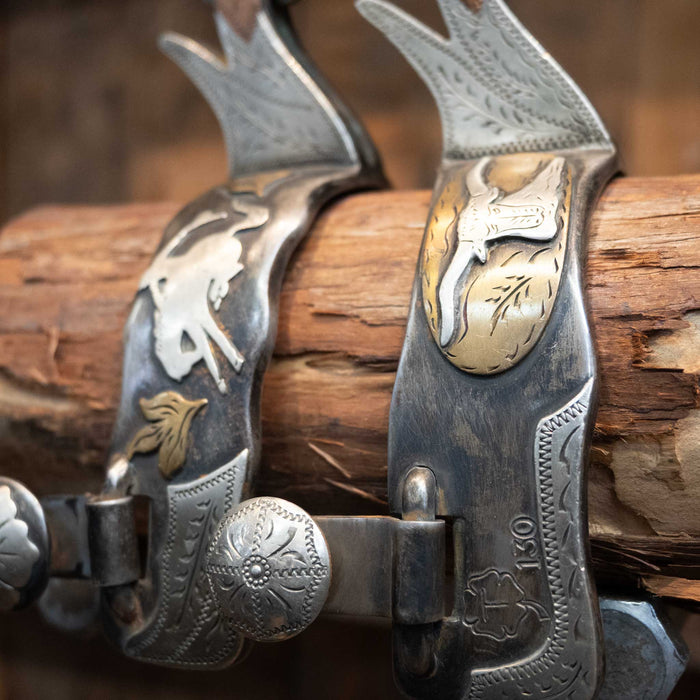 #130 Ron Tollison's Mounted Spurs