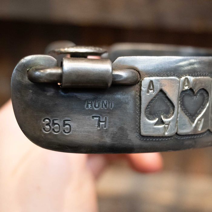 B. Mauney Silver & Copper Mounted 16pt Spurs