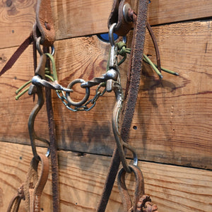 Bridle Rig - KERRY KELLEY -Silver Mounted Smooth Slow Twist Lifesaver Bit RIG977 Tack - Rigs Kerry Kelley