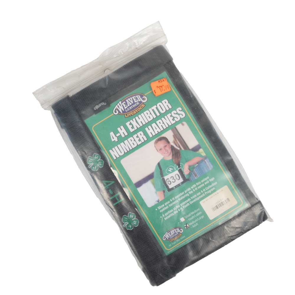 Like New 4-H Exhibitor Number Harness Sale Barn MISC   