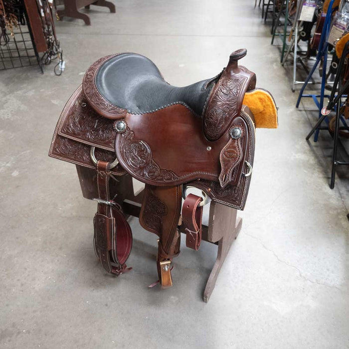 17" TESKEY'S COW HORSE SADDLE Saddles - New Teskey's Saddlery