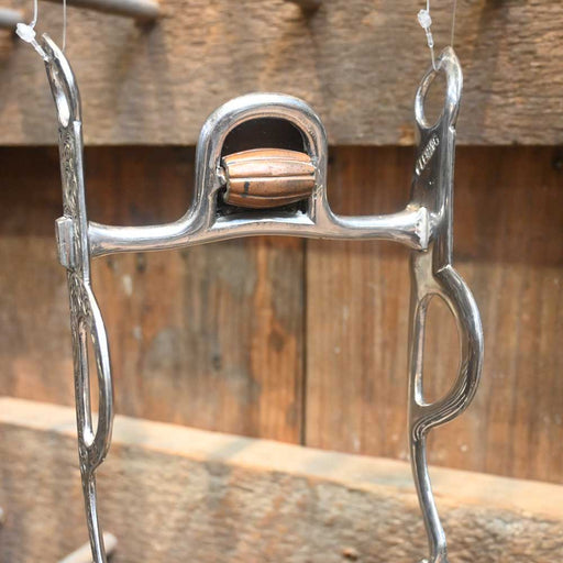 Fleming Silver Mounted Port Bit w/Rein Chains Tack - Bits Fleming