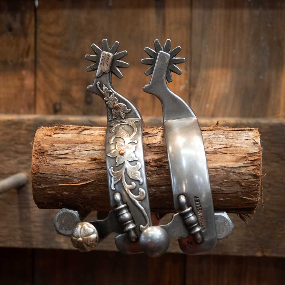 Kerry Kelley Silver Mounted Spurs