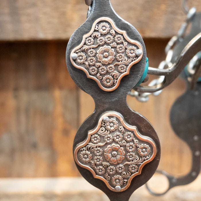 Petska Washer Port Square Copper Conchos Bit