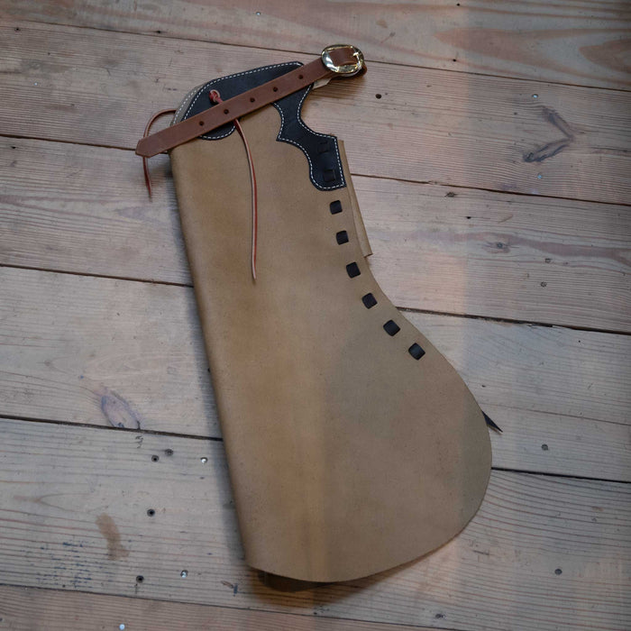 Kid's WLC 26" Stepthrough Chaps - Select Color Tack - Chaps & Chinks WLC Beige Brown