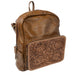 Scout Leather Co. Annie Tooled Single Pocket Backpack - Tan ACCESSORIES - Luggage & Travel - Backpacks & Belt Bags Scout Leather Goods   