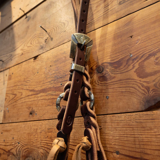 Joe Hipp Split Ear Headstall w/ Teskey's Hardware Tack - Headstalls Joe Hipp