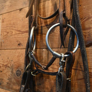 Bridle Rig - O-Ring Smooth Snaffle  Bit SBR428 Tack - Rigs misc   