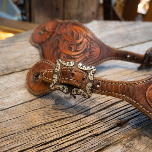 Floral Spur Straps w/Kat Buckles Tack - Spur Straps MISC