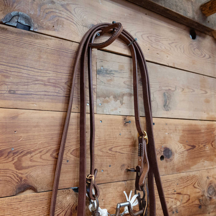 Cowpuncher Hinge Port Bridle Rig Tack - Rigs Cowpuncher