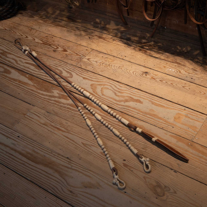 Handmade Jose Ortiz Rawhide Romel Reins 176
