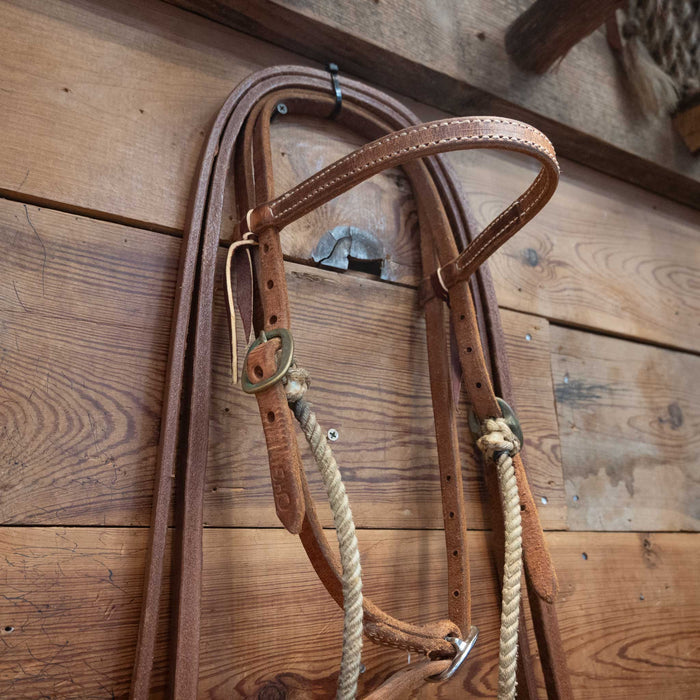 Draw Gag Snaffle Bridle Rig