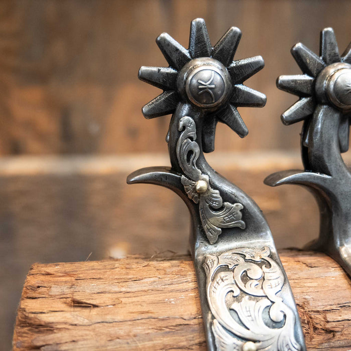 Kerry Kelley Silver Mounted 10pt Spurs