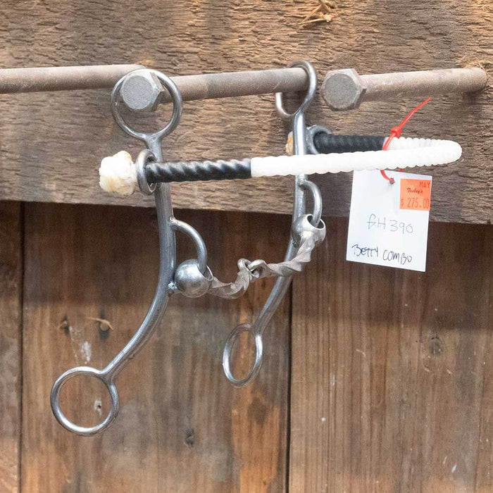 Betty Combo with Square Twist Snaffle Bit Tack - Bits Flaharty