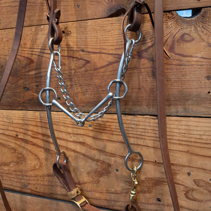 Carol Goosetree Sliding 2 Pc. Gag Bridle Rig Tack - Rigs Carol Goosetree