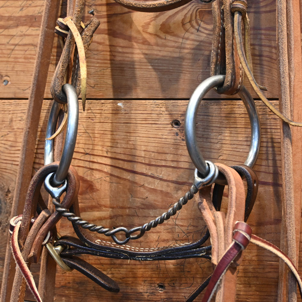 Bridle Rig - TODD BOWMAN Twisted Snaffle Bit RIG917