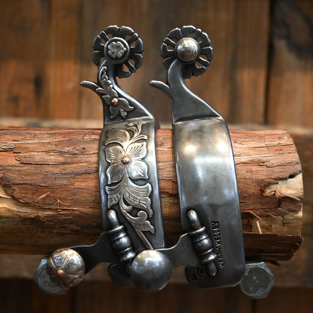 Kerry Kelley Silver Mounted "Women's"Spurs