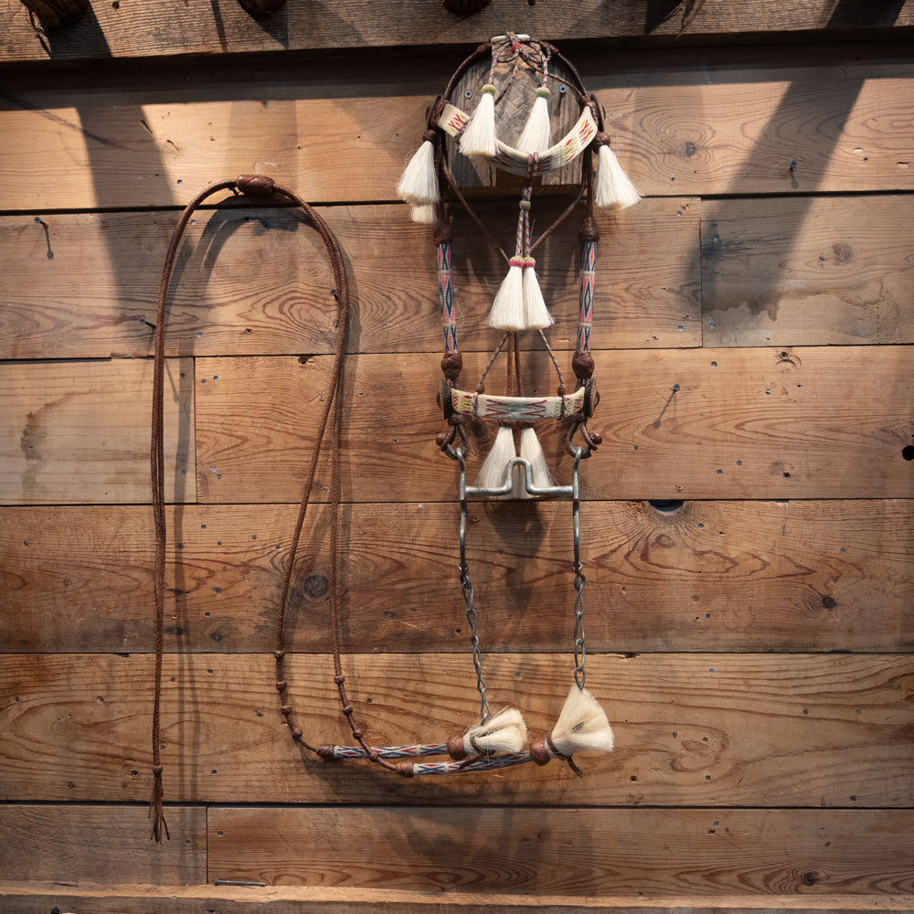 Vintage Horse Hair Bridle Rig  - Prison made Rawlings Wyoming 1483