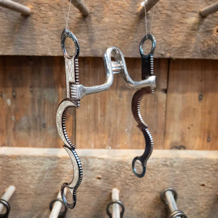 EG* Silver Mounted Port w/Roller Bit Tack - Bits EG