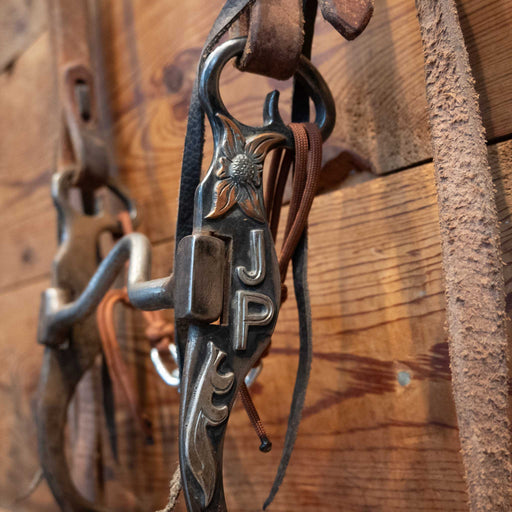 EDD Farabee Silver Mounted Solid Port Bridle Rig Tack - Rigs Edd Farabee