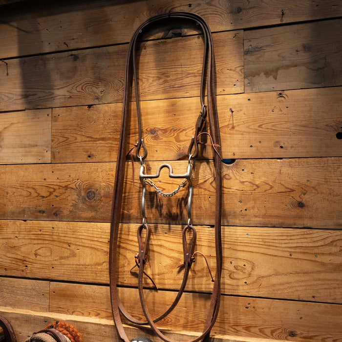Solid Port Bridle Rig w/ all NEW leather Sale Barn MISC