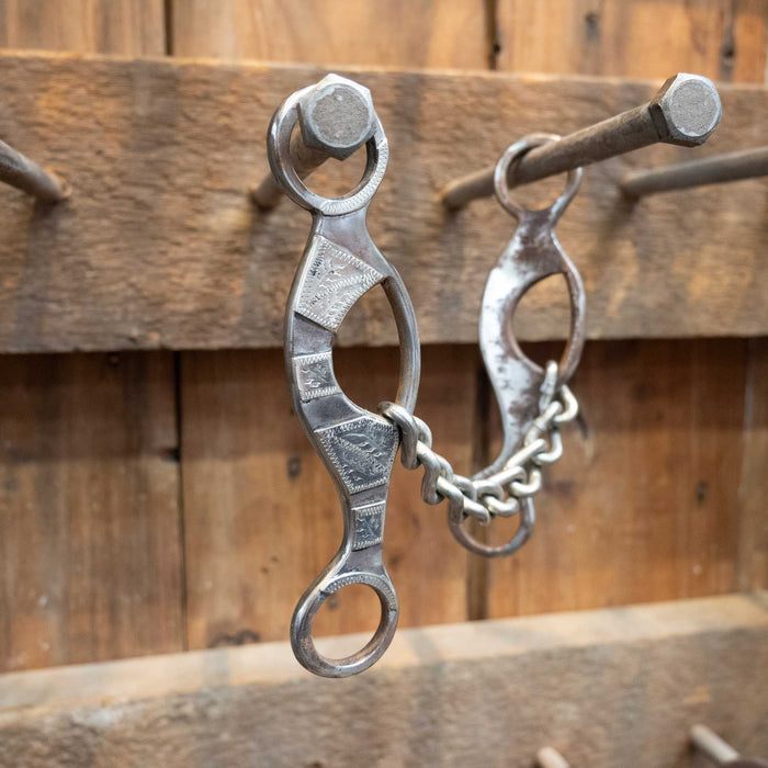 Ricky Trammell Silver Mounted Chain Bit 1596