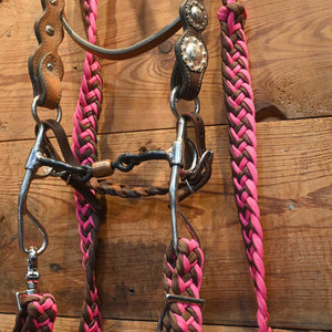 Bridle Rig - CowPerson Tack Headstall - 3piece Bit - RIG404 Tack - Rigs Cowperson Tack   