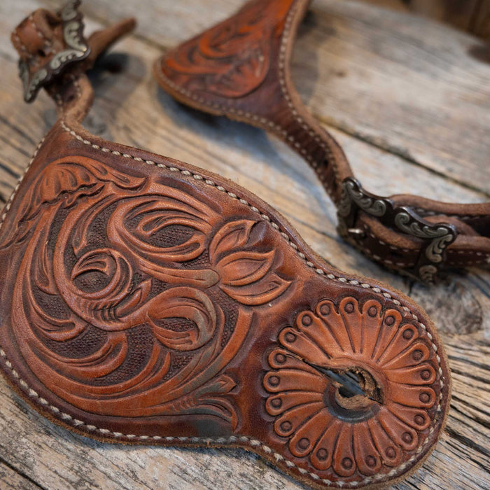 Floral Spur Straps w/Kat Buckles Tack - Spur Straps MISC